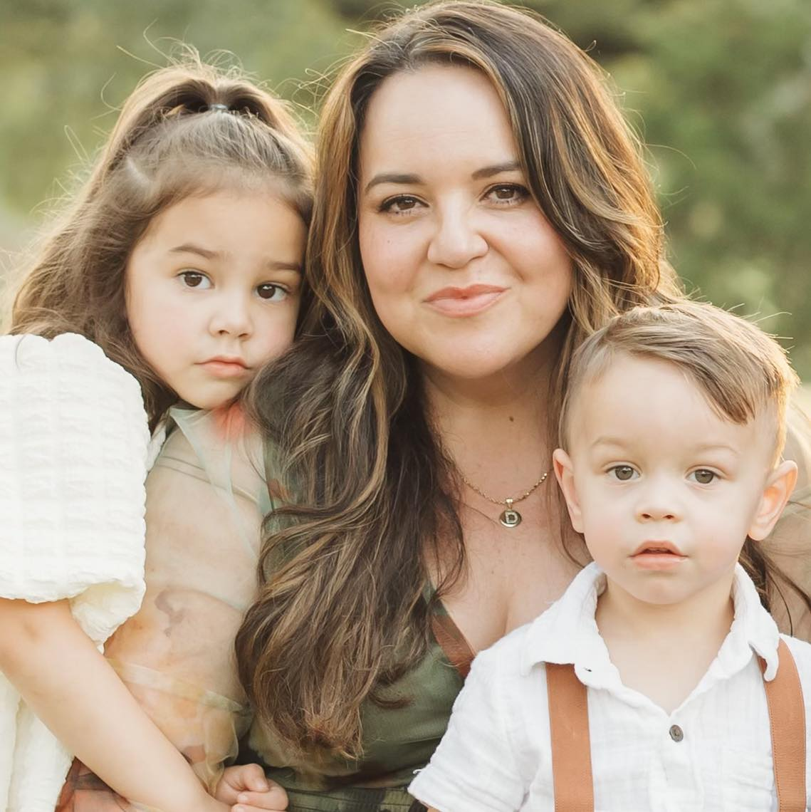 Brenda with her children